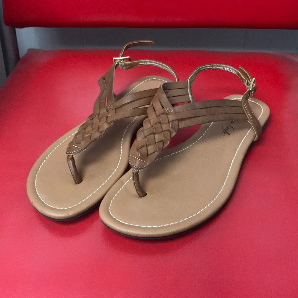Braided sandals